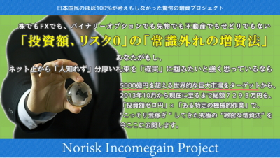  Norisk Incomeagain Project